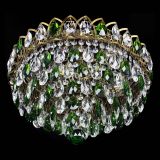 Люстра Грация №1 под бронзу зеленая в Новокузнецке