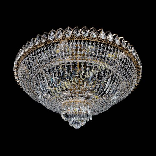 Люстра Хрустальный Каскад №1  700 мм в Новокузнецке Гусь Хрустальный