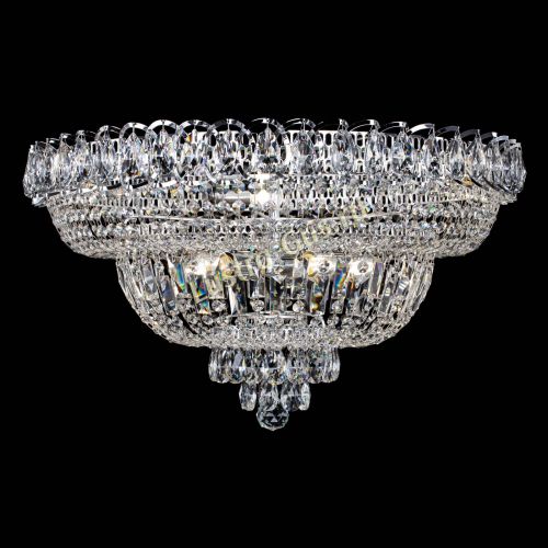 Люстра Хрустальный Каскад №1 - 600 мм в Новокузнецке Гусь Хрустальный