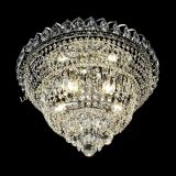 Люстра Хрустальный Каскад №1, диаметр - 450 мм, цвет - серебро, Люстры Гусь Хрустальный Люстра Хрустальный Каскад №1, диаметр - 450 мм, цвет - серебро, Люстры Гусь Хрустальный