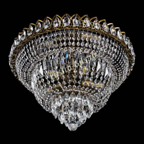 Люстра Хрустальный Каскад №1 под бронзу в Новокузнецке Гусь Хрустальный