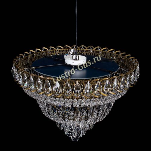 Люстра Хрустальный Каскад №1 под бронзу в Новокузнецке Гусь Хрустальный