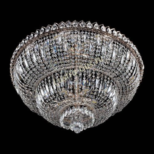 Люстра Хрустальный Каскад №15 с пластинками в Новокузнецке Гусь Хрустальный