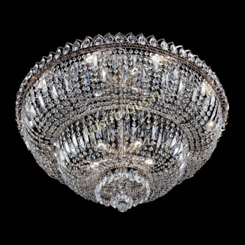 Люстра Хрустальный Каскад №15 с пластинками в Новокузнецке Гусь Хрустальный