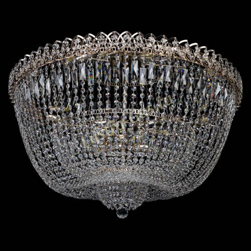 Люстра Хрустальный Каскад №2 - 15 ламп в Новокузнецке Гусь Хрустальный