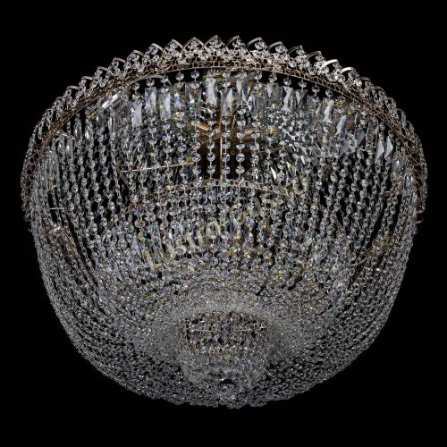 Люстра Хрустальный Каскад №2 - 15 ламп в Новокузнецке Гусь Хрустальный