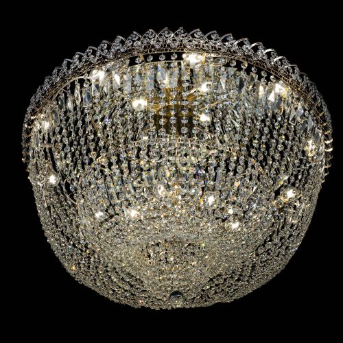 Люстра Хрустальный Каскад №2 - 15 ламп в Новокузнецке Гусь Хрустальный