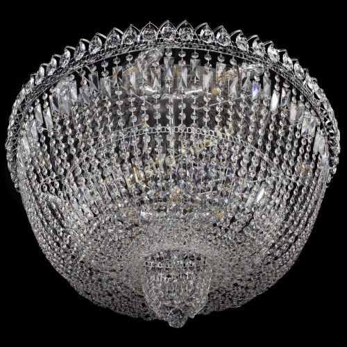 Люстра Хрустальный Каскад №2 - 15 ламп в Новокузнецке Гусь Хрустальный