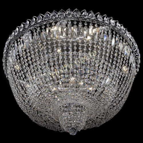 Люстра Хрустальный Каскад №2 - 15 ламп в Новокузнецке Гусь Хрустальный