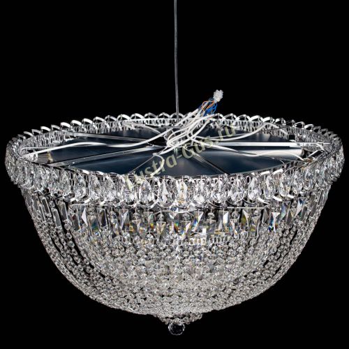 Люстра Хрустальный Каскад №2 - 15 ламп в Новокузнецке Гусь Хрустальный