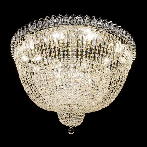 Люстра Хрустальный Каскад №2 800 мм в Новокузнецке Гусь Хрустальный