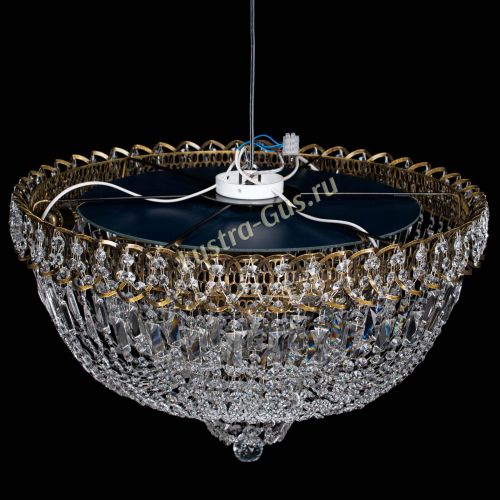 Люстра Хрустальный Каскад №2 под бронзу в Новокузнецке Гусь Хрустальный