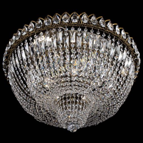 Люстра Хрустальный Каскад №2 журавлик под бронзу в Новокузнецке Гусь Хрустальный