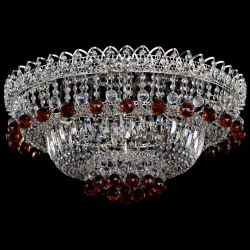 Люстра Хрустальный каскад №3 Шар чайная в Новокузнецке Гусь Хрустальный