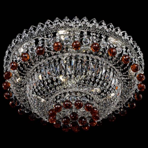 Люстра Хрустальный каскад №3 Шар чайная в Новокузнецке Гусь Хрустальный