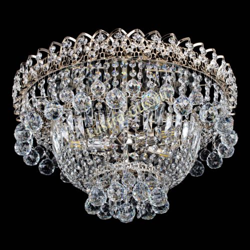 Люстра Хрустальный каскад №3 Шар в Новокузнецке Гусь Хрустальный