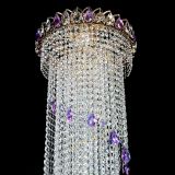 Люстра Хрустальный Каскад №5 фиолетовый в Новокузнецке