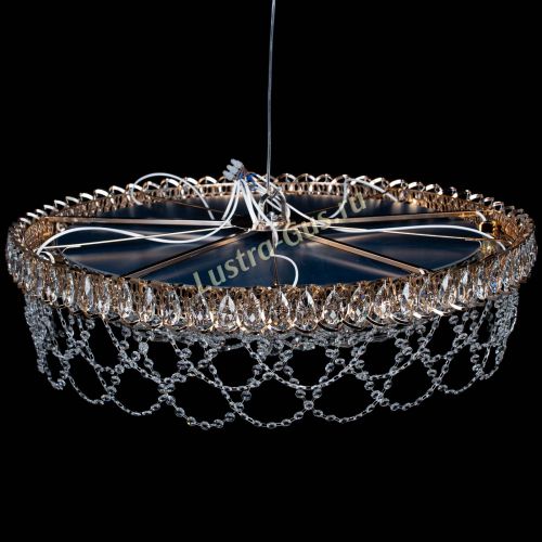 Люстра Хрустальный Каскад Ажур в Новокузнецке Гусь Хрустальный