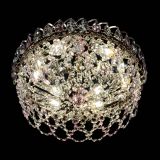 Люстра Хрустальный Каскад Ажур розовый в Новокузнецке