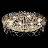 Люстра Каскад Ажур 700 мм синий в Новокузнецке Люстра Каскад Ажур 700 мм синий в Новокузнецке