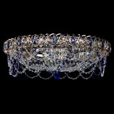 Люстра Каскад Ажур 700 мм синий в Новокузнецке Люстра Каскад Ажур 700 мм синий в Новокузнецке