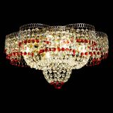 Люстра Камелия №1 красная, диаметр - 500 мм, Люстры Гусь Хрустальный Люстра Камелия №1 красная, диаметр - 500 мм, Люстры Гусь Хрустальный