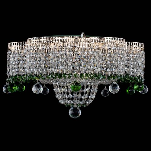 Люстра Камелия №4 зеленая в Новокузнецке Люстра Камелия №4 зеленая в Новокузнецке