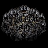 Люстра Камелия №1 черная, диаметр - 600 мм, Люстры Гусь Хрустальный Люстра Камелия №1 черная, диаметр - 600 мм, Люстры Гусь Хрустальный