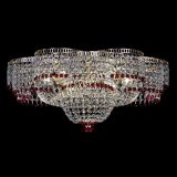 Люстра Камелия №1 красная, диаметр - 600 мм, Люстры Гусь Хрустальный Люстра Камелия №1 красная, диаметр - 600 мм, Люстры Гусь Хрустальный