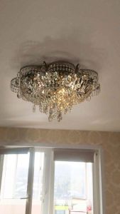 Люстра Камея №1 под бронзу в Новокузнецке отзыв и фото покупателя