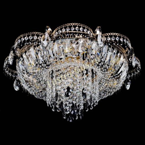 Люстра Камея №1 черная в Новокузнецке Гусь Хрустальный