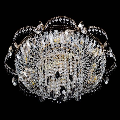 Люстра Камея №1 черная в Новокузнецке Гусь Хрустальный