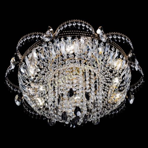 Люстра Камея №1 черная в Новокузнецке Гусь Хрустальный