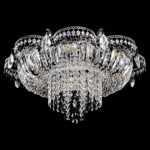 Люстра Камея №1 черная в Новокузнецке Гусь Хрустальный