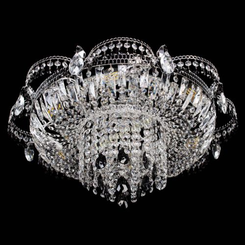 Люстра Камея №1 черная в Новокузнецке Гусь Хрустальный