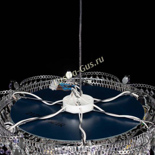Люстра Камея №1 фиолетовая в Новокузнецке Гусь Хрустальный