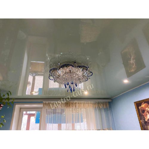 Люстра Камея №1 синяя в Новокузнецке Гусь Хрустальный