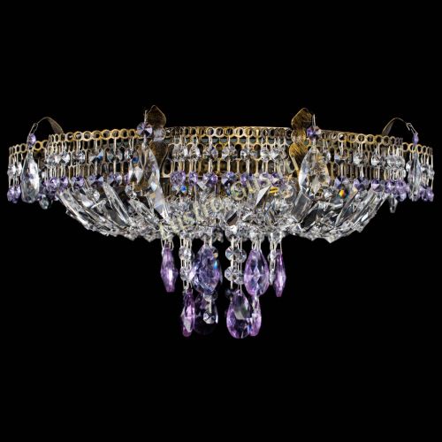 Люстра Камея №4 под бронзу фиолетовая в Новокузнецке Люстра Камея №4 под бронзу фиолетовая в Новокузнецке