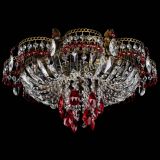 Люстра Камея №4 под бронзу красная в Новокузнецке