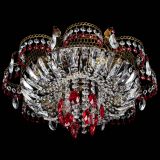 Люстра Камея №4 под бронзу красная в Новокузнецке