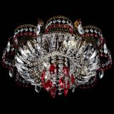 Люстра Камея №4 под бронзу красная в Новокузнецке