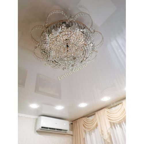 Люстра Камея №8 под бронзу в Новокузнецке Гусь Хрустальный