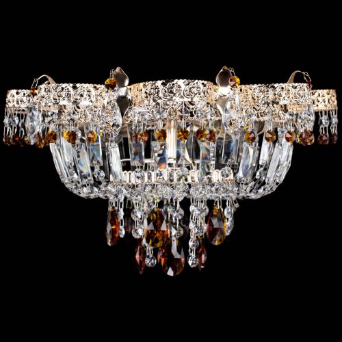 Люстра Камея Флора №4 чайная в Новокузнецке Гусь Хрустальный