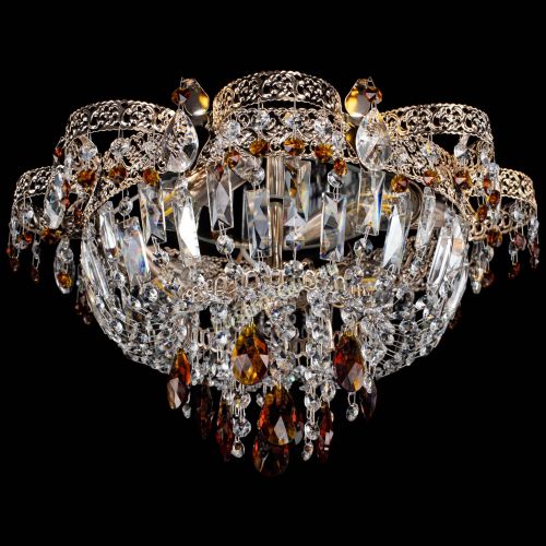 Люстра Камея Флора №4 чайная в Новокузнецке Гусь Хрустальный