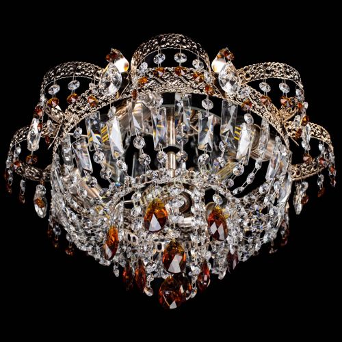 Люстра Камея Флора №4 чайная в Новокузнецке Гусь Хрустальный