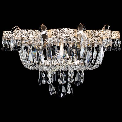 Люстра Камея Флора №4 черная в Новокузнецке Люстра Камея Флора №4 черная в Новокузнецке