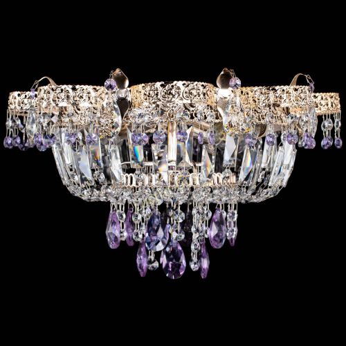 Люстра Камея Флора №4 фиолетовая в Новокузнецке Люстра Камея Флора №4 фиолетовая в Новокузнецке