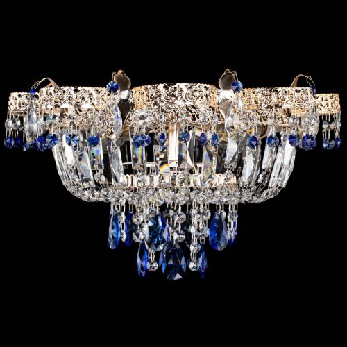 Люстра Камея Флора №4 синяя в Новокузнецке Люстра Камея Флора №4 синяя в Новокузнецке