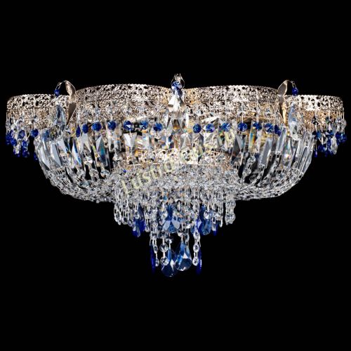 Люстра Камея Флора Журавлик №6 синяя в Новокузнецке Люстра Камея Флора Журавлик №6 синяя в Новокузнецке