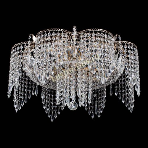 Люстра Камея лепестки в Новокузнецке Гусь Хрустальный